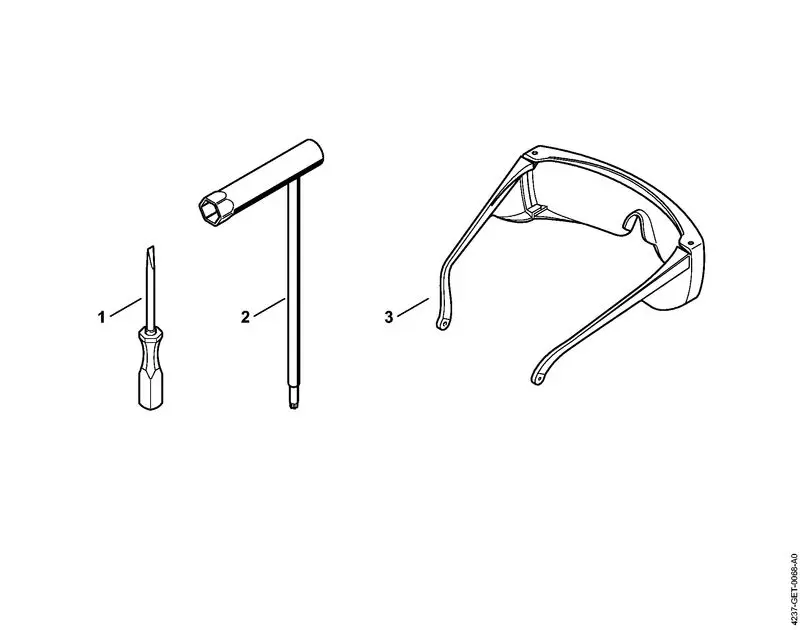 Stihl HS87T - Tools