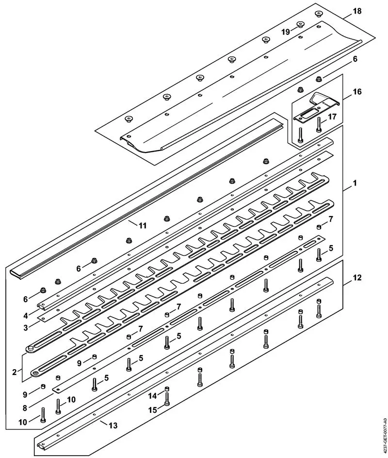 Stihl HS87R - Cutter Bar
