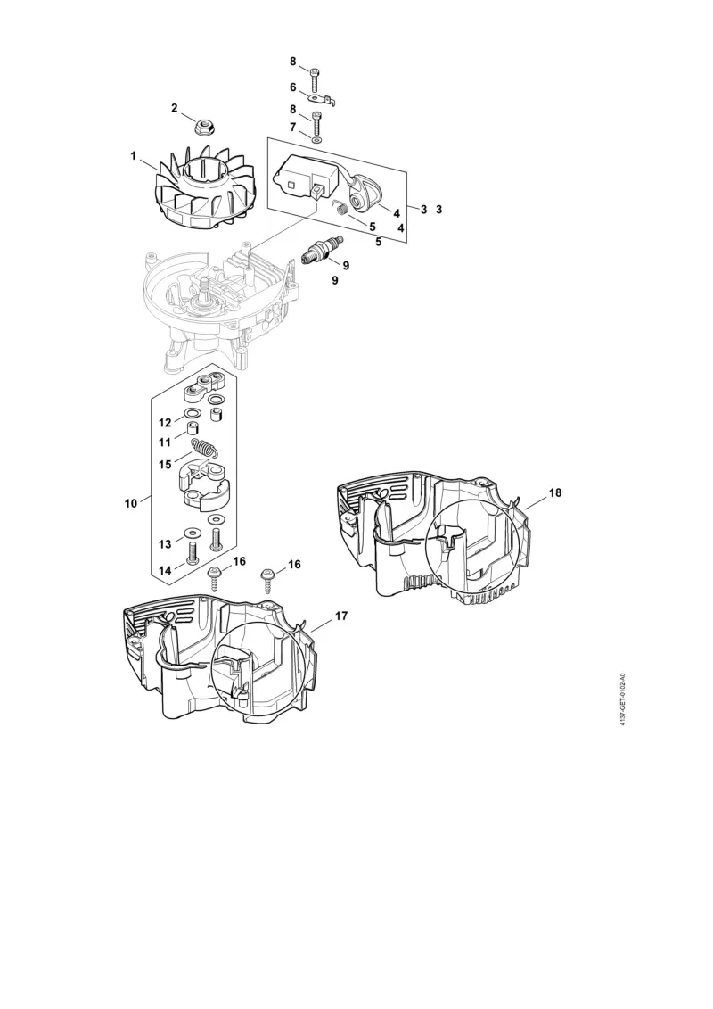Stihl HS87T - Ignition