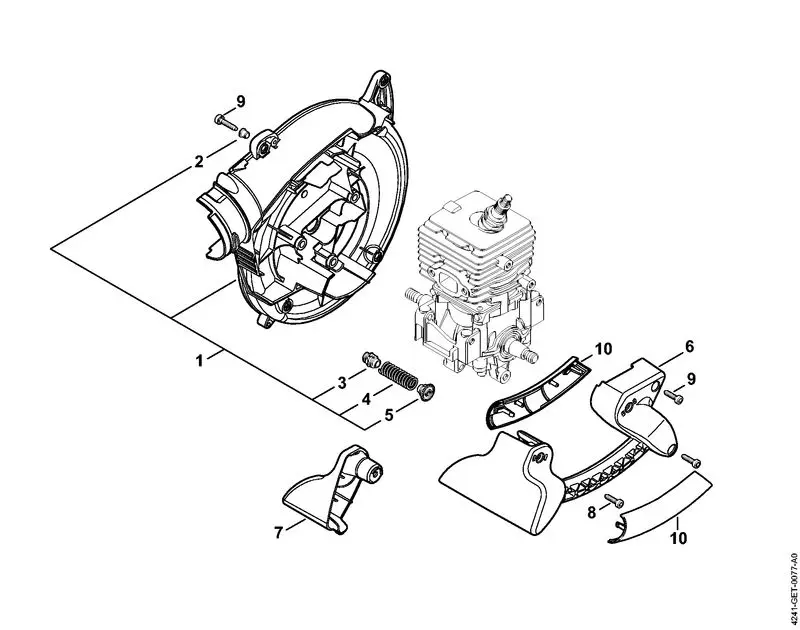 Stihl BG86CE – Rewind Starter | Lawn & turfcare machinery parts