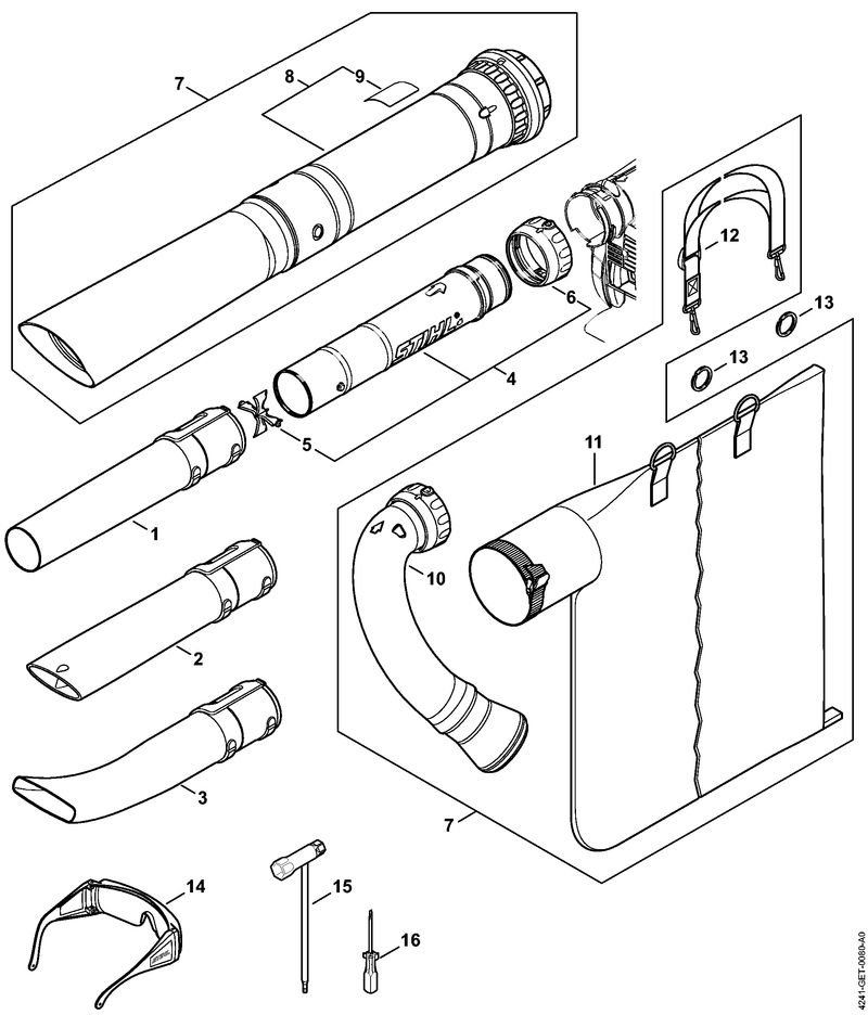 Stihl BG86 C-E - Nozzle