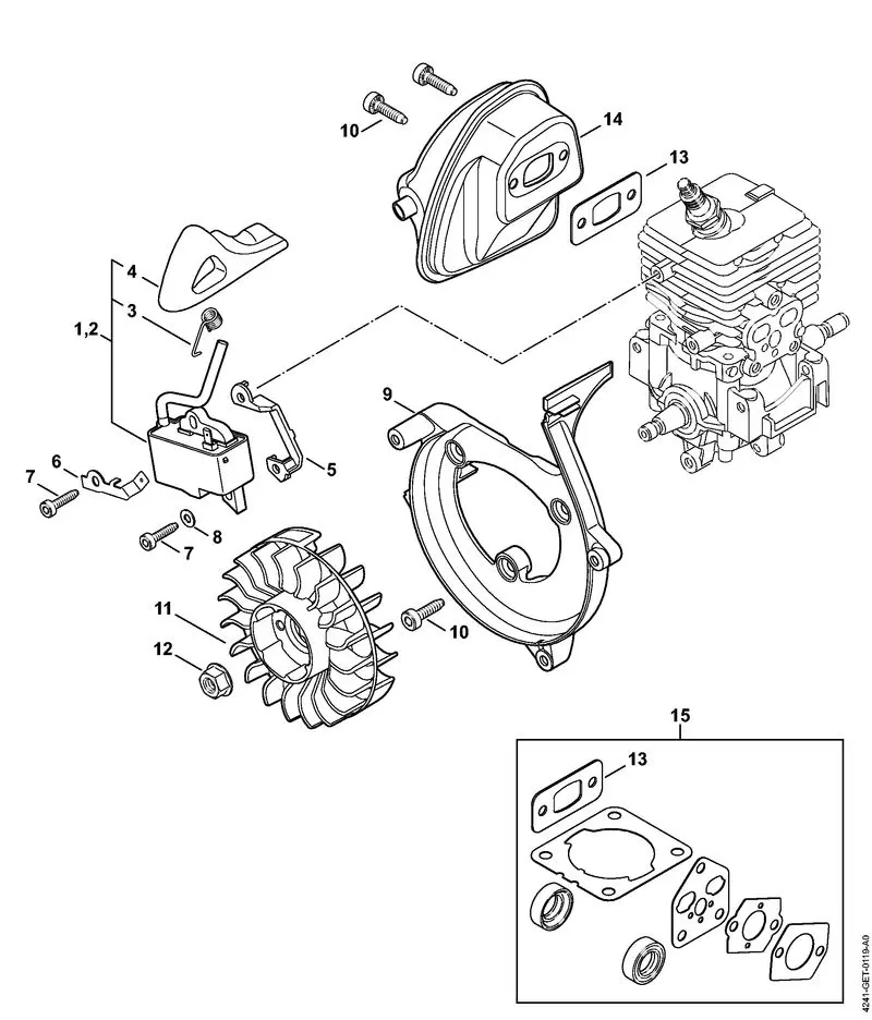 Stihl BR200 - Ignition