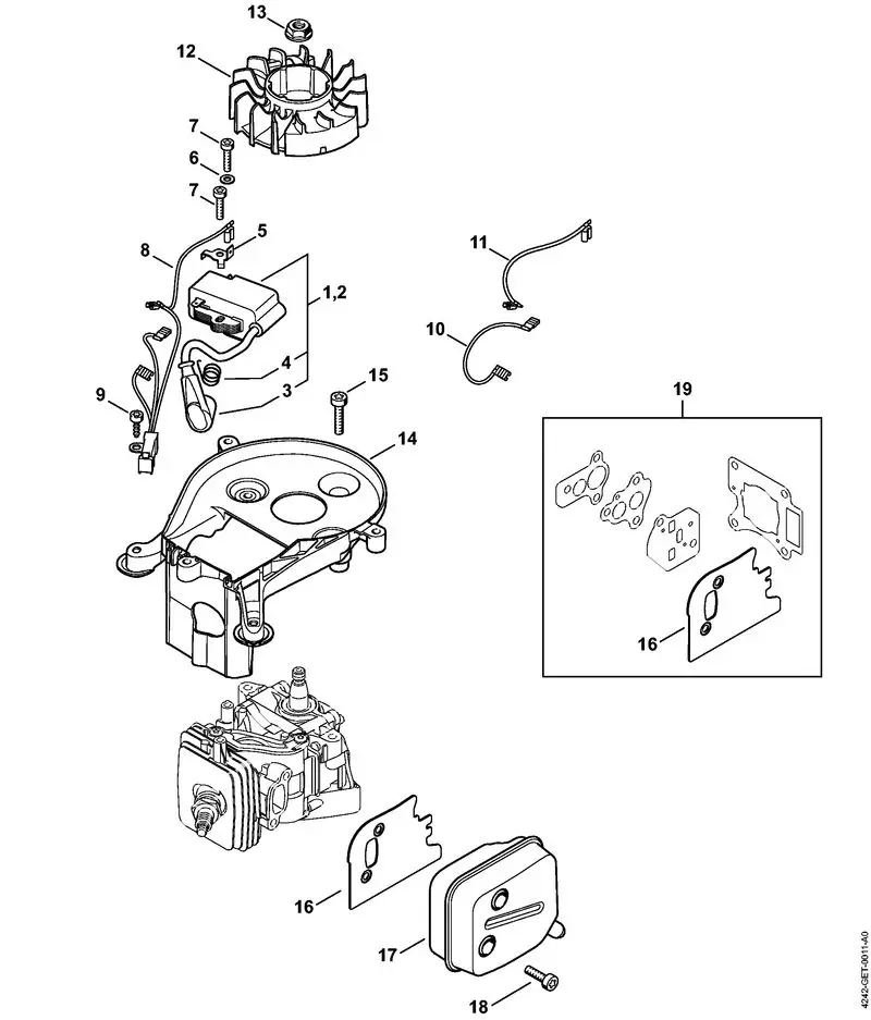Stihl HS46CE - Ignition System