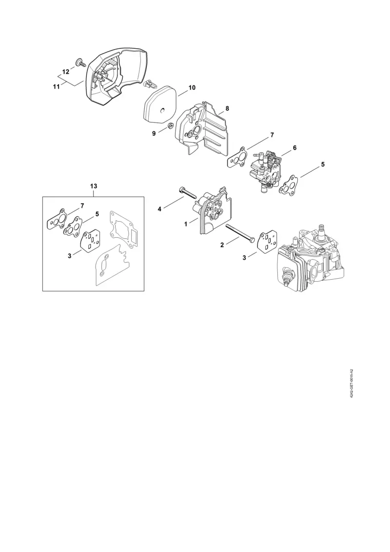 Stihl HS46CE - Spacer Flange
