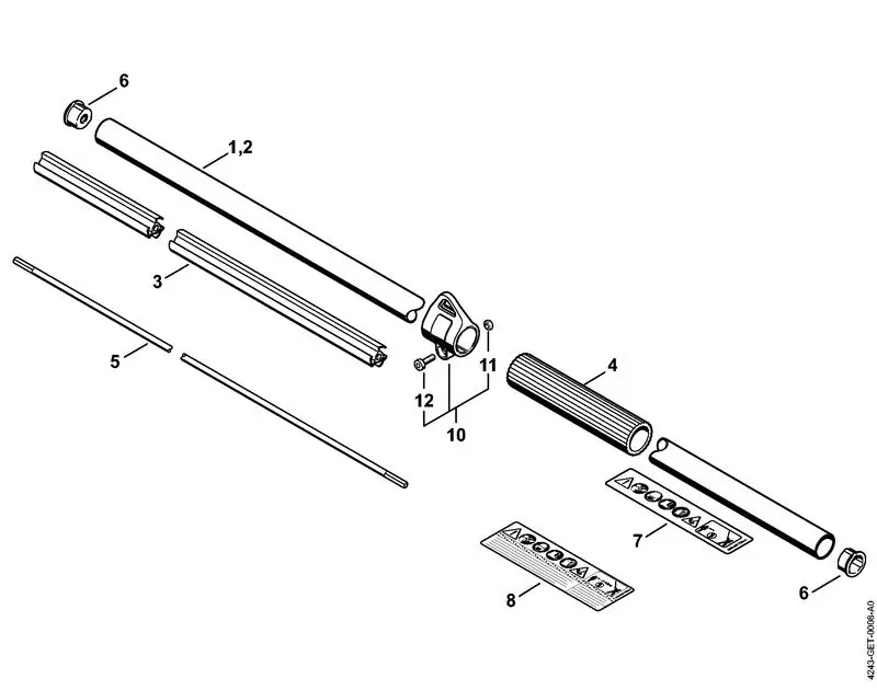 Stihl HL94CE - Drive Tube Assemble