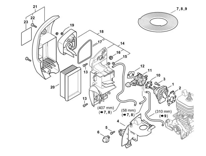 Stihl BR450 C-EF - Spacer Flange