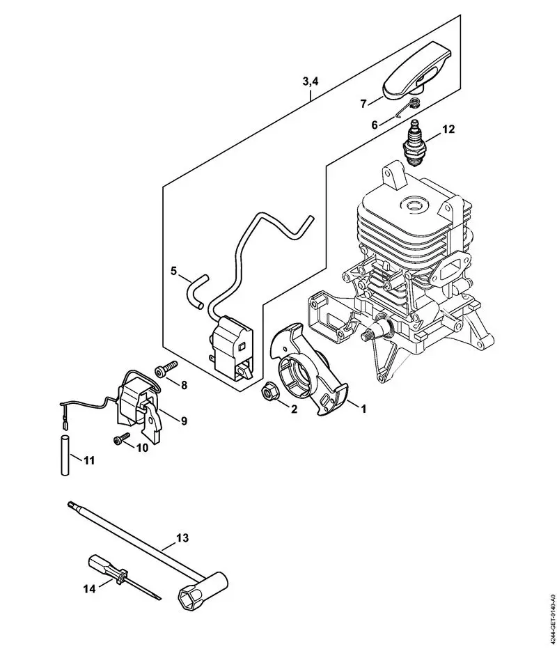 Stihl BR450 C-EF - Ignition