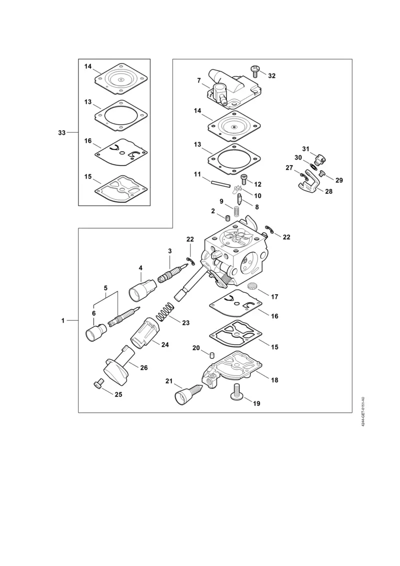 Stihl BR430 - Carburetor