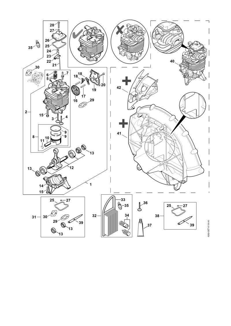 Stihl BR600 - Engine