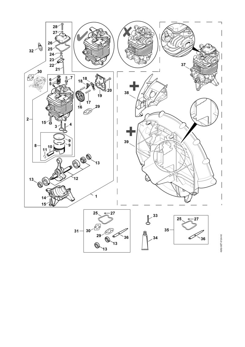 Stihl BR500 - Engine