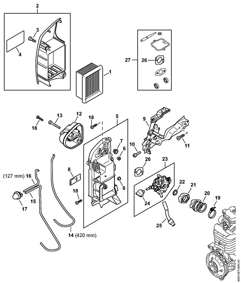 Stihl BR800 C-E - Air Filter