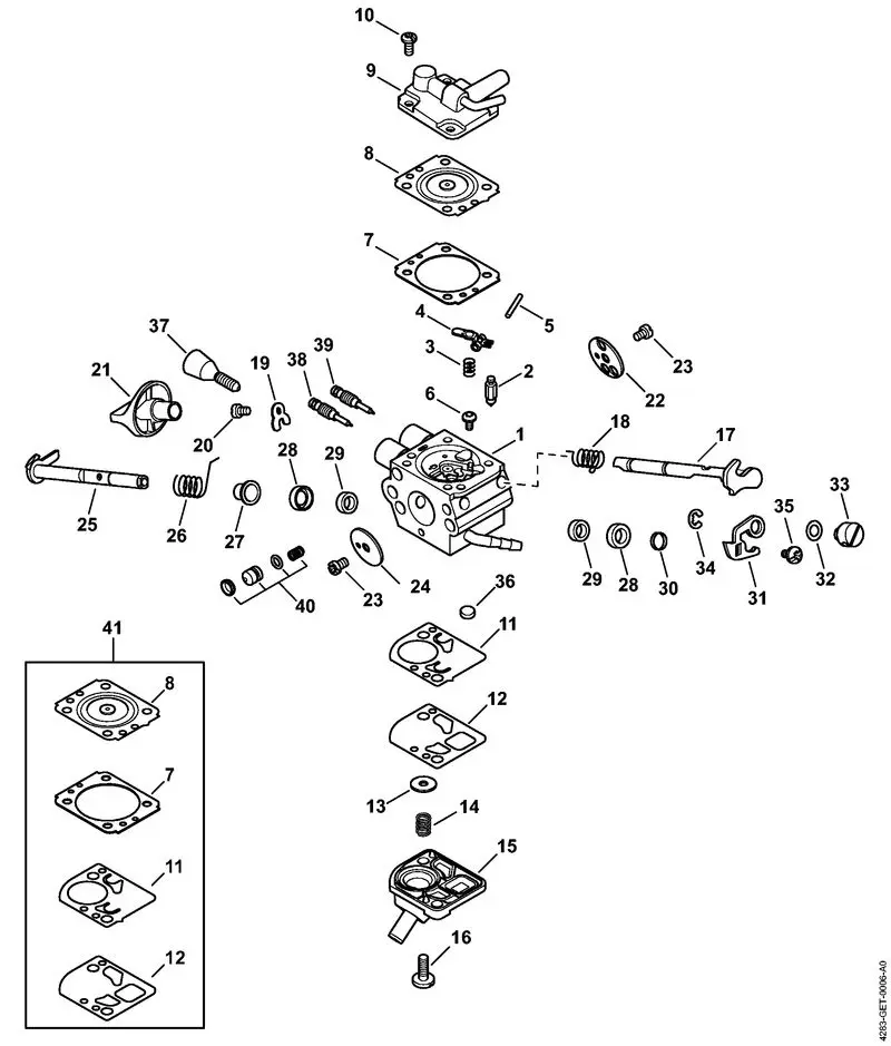 Stihl BR800 C-E - Carburetor