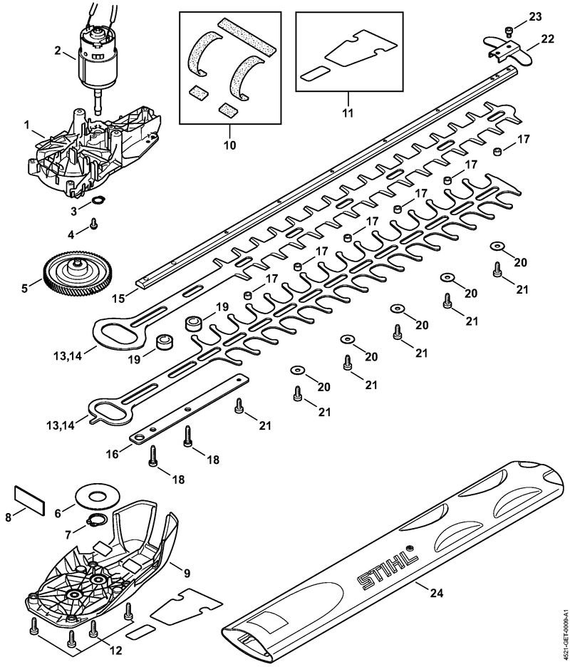 Stihl HSA56 - Gear Head