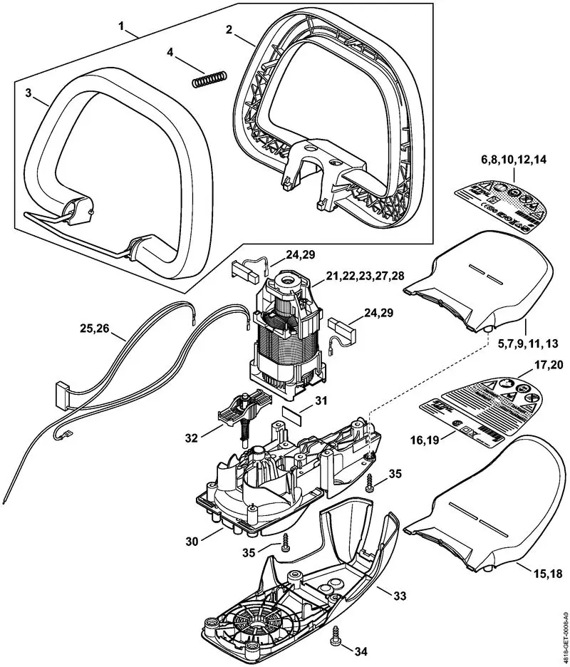 Stihl HSE52 - Loop Handle