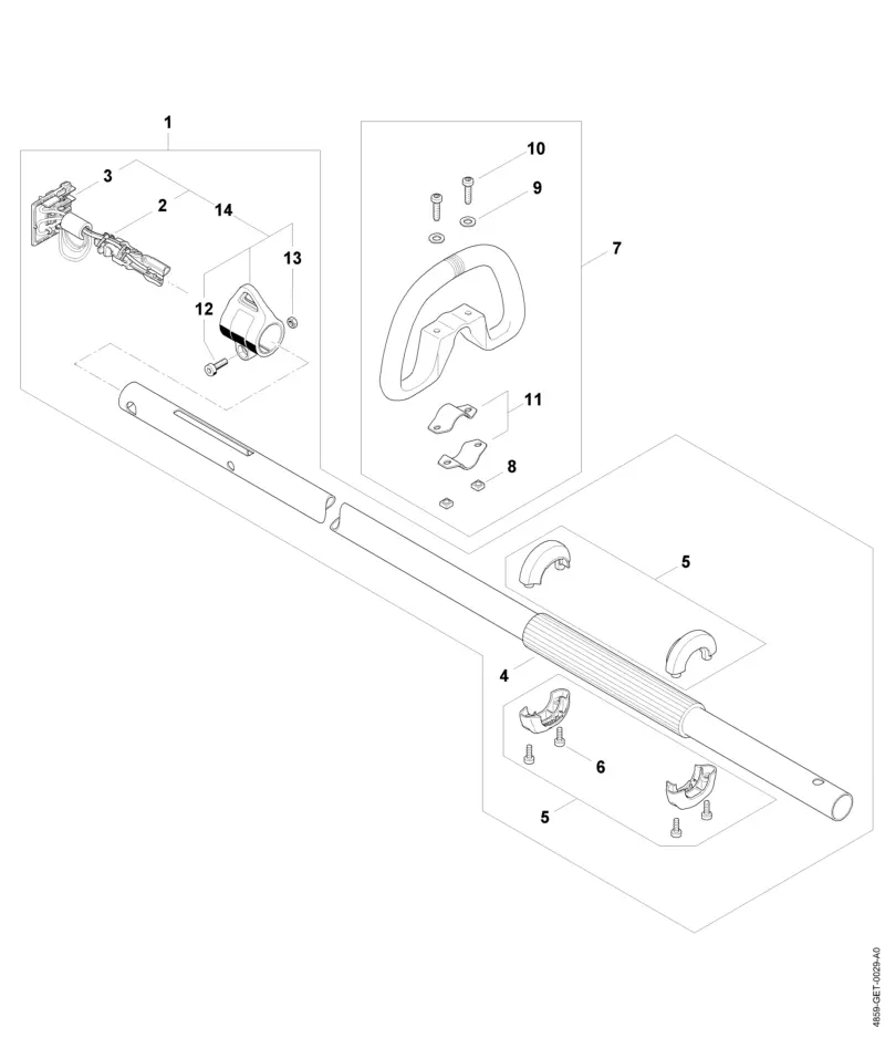 Stihl HLA66 - Drive Tube