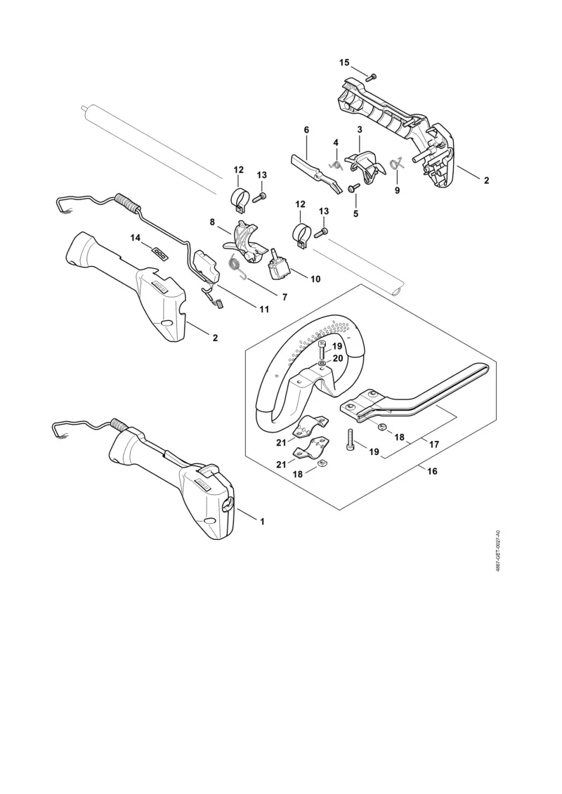 kma130r control handle