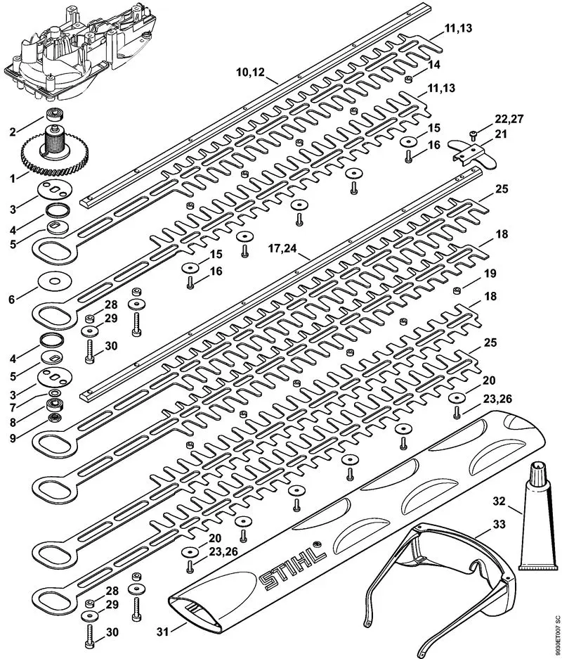 Stihl HSE52 - Gear Head