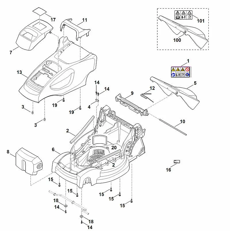 Stihl RMA 235.0 - Housing