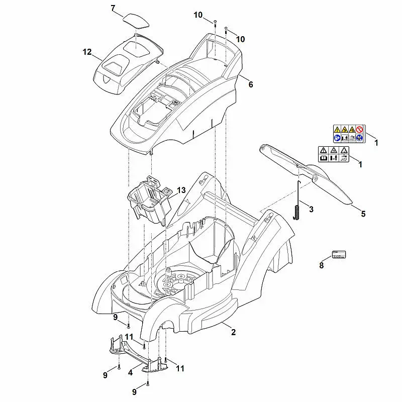 Stihl RMA339.0C - Housing