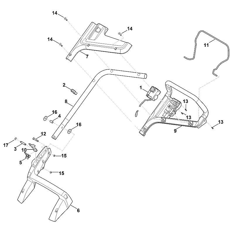 Stihl RMA443.0C - Handle