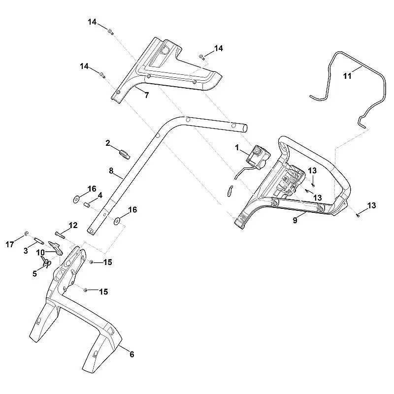 Stihl RMA443.0C - Handle
