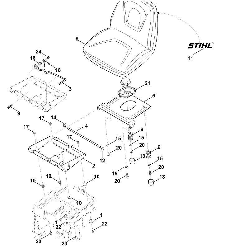 Stihl RT5097.0 Z - Seat