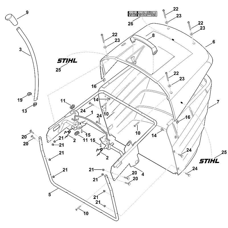 Stihl RT5097.0 Z - Grass Catcher Bag