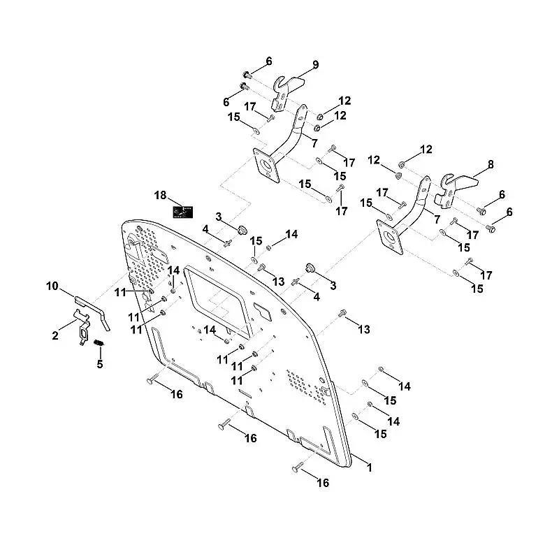 Stihl RT5112.0Z - Back Panel