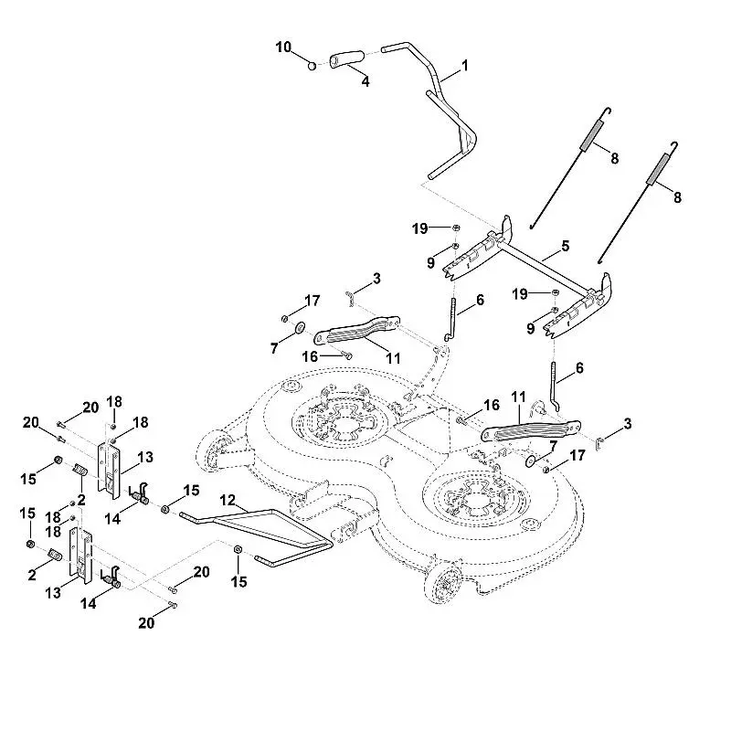 Stihl RT5112.0Z - Height Adjuster