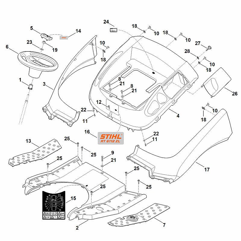 Stihl RT6112.0ZL - Cover