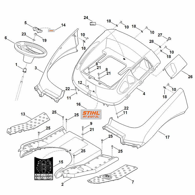 Stihl RT6127.0ZL - Cover