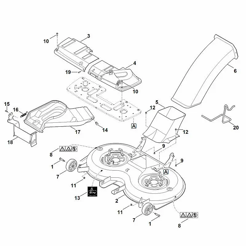ET_ILL_54722 Stihl RT6127.0ZL - Mower Deck Housing
