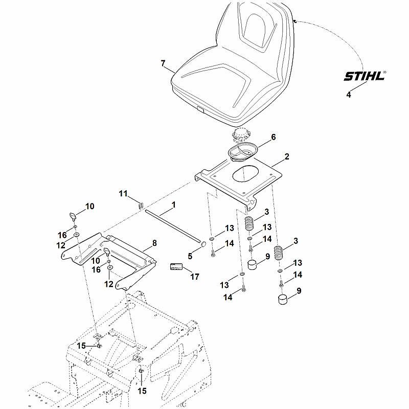 Stihl RT4097.0SX - Seat