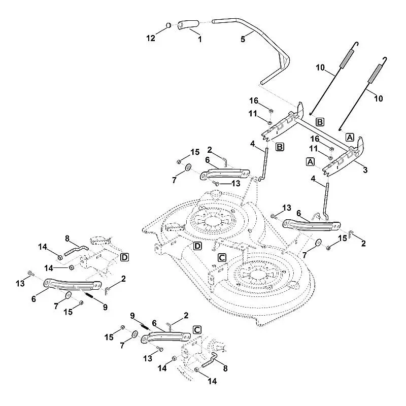 Stihl RT4097.0SX - Height Adjustment