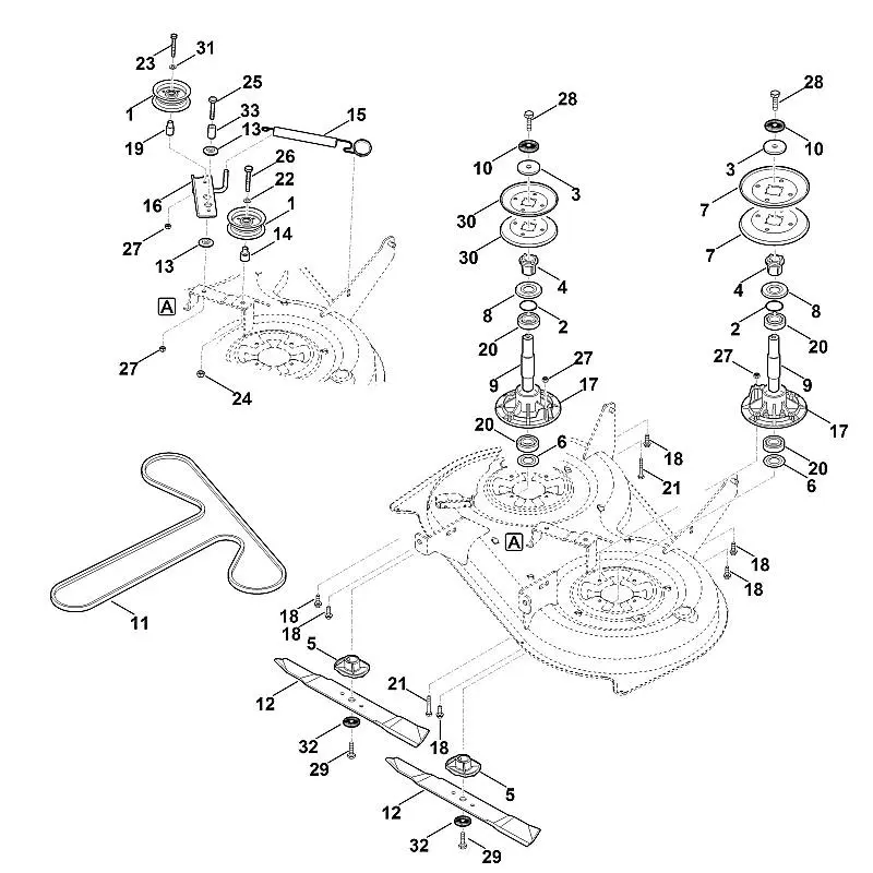 Stihl RT4097.0SX – Blade Drive | Lawn & turfcare machinery parts