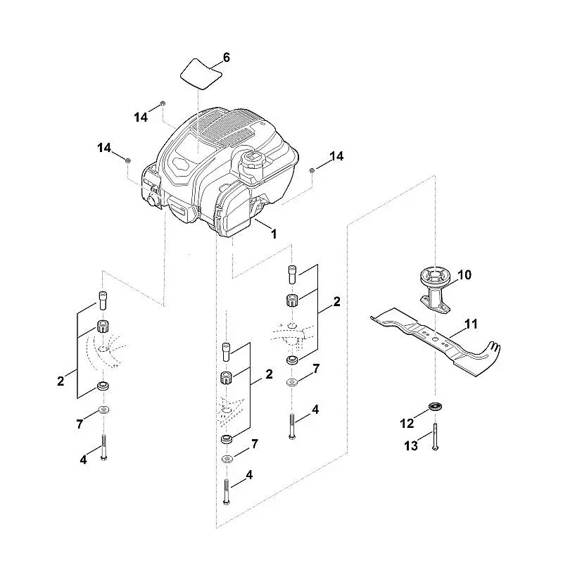 ET_ILL_54837 Stihl RM545.0T - Engine, Blade