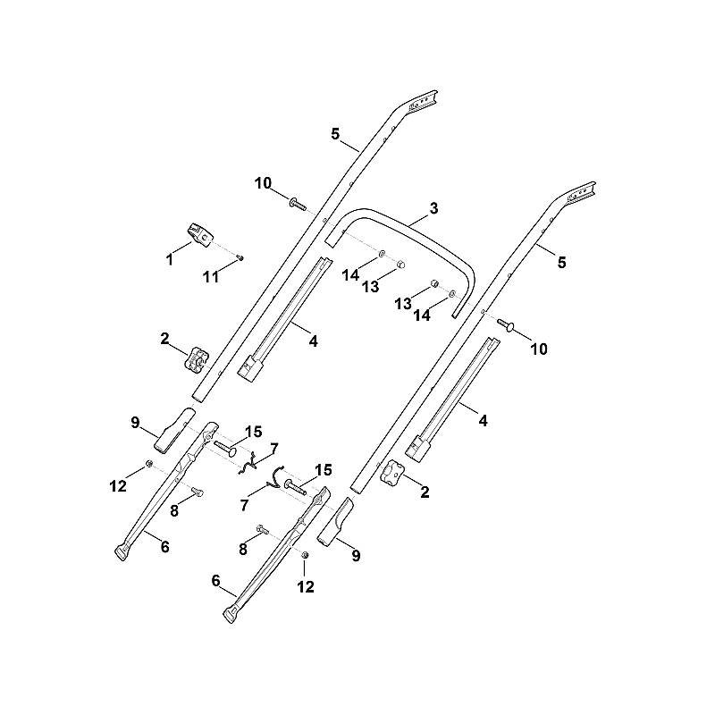 Stihl RM545.0VR - Handle Lower