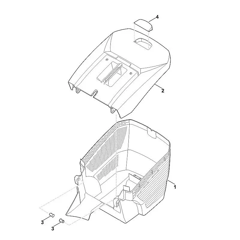 Stihl RM443.0T - Grass Box