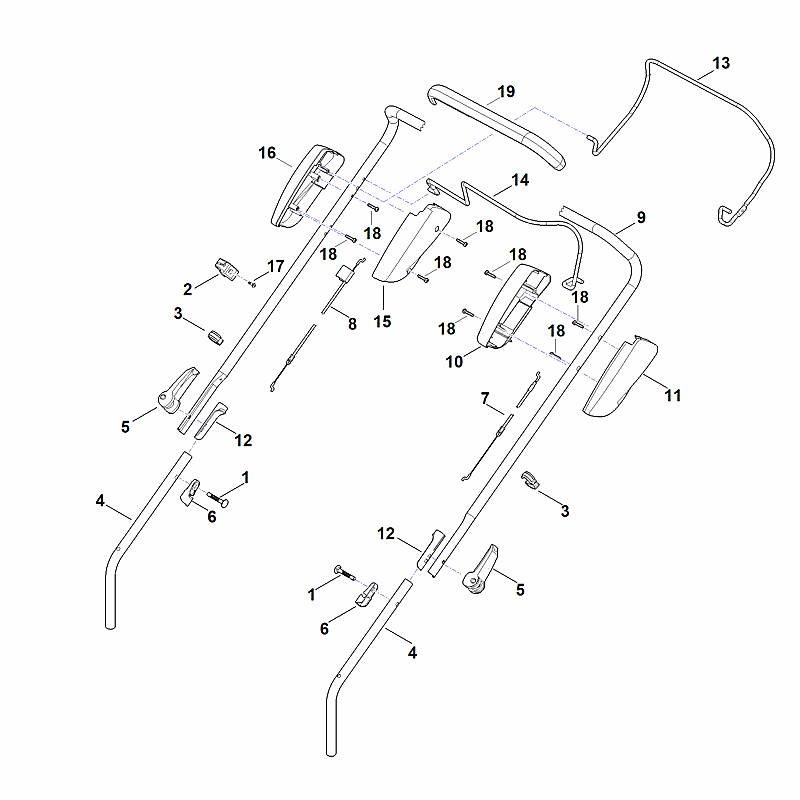 Stihl RM448.0T - Handle