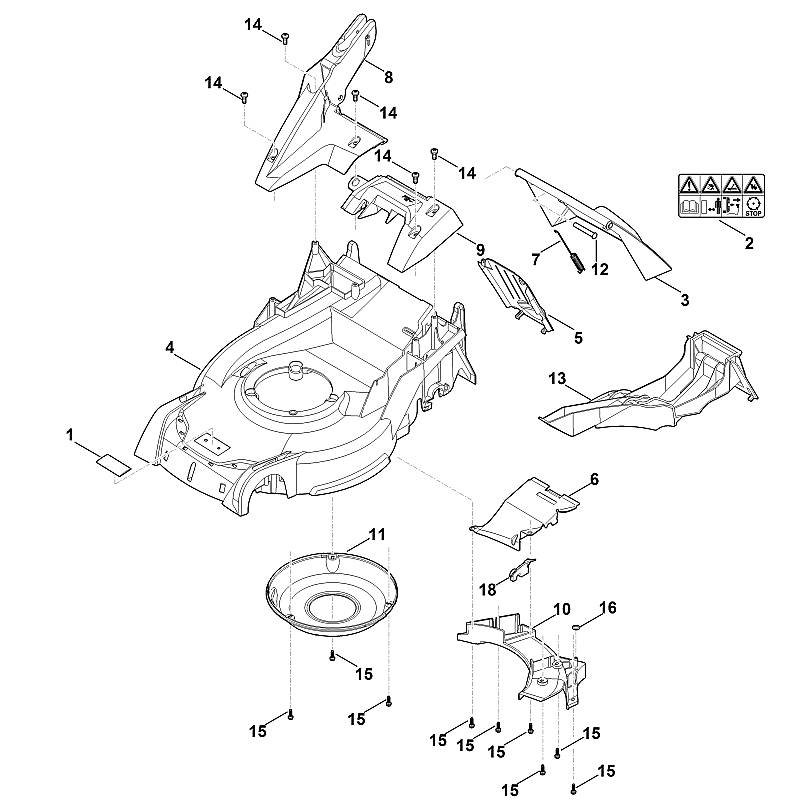 Stihl RM650.0V - Housing