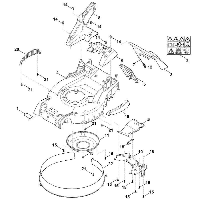 Stihl RM655.0RS - Housing