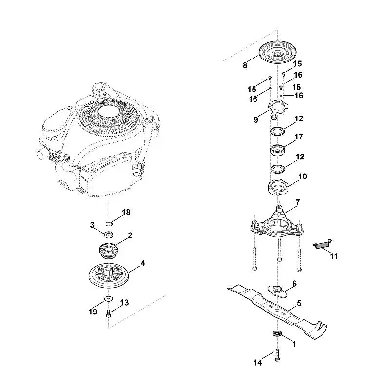 Stihl RM655.0RS - Blade, Blade Clutch
