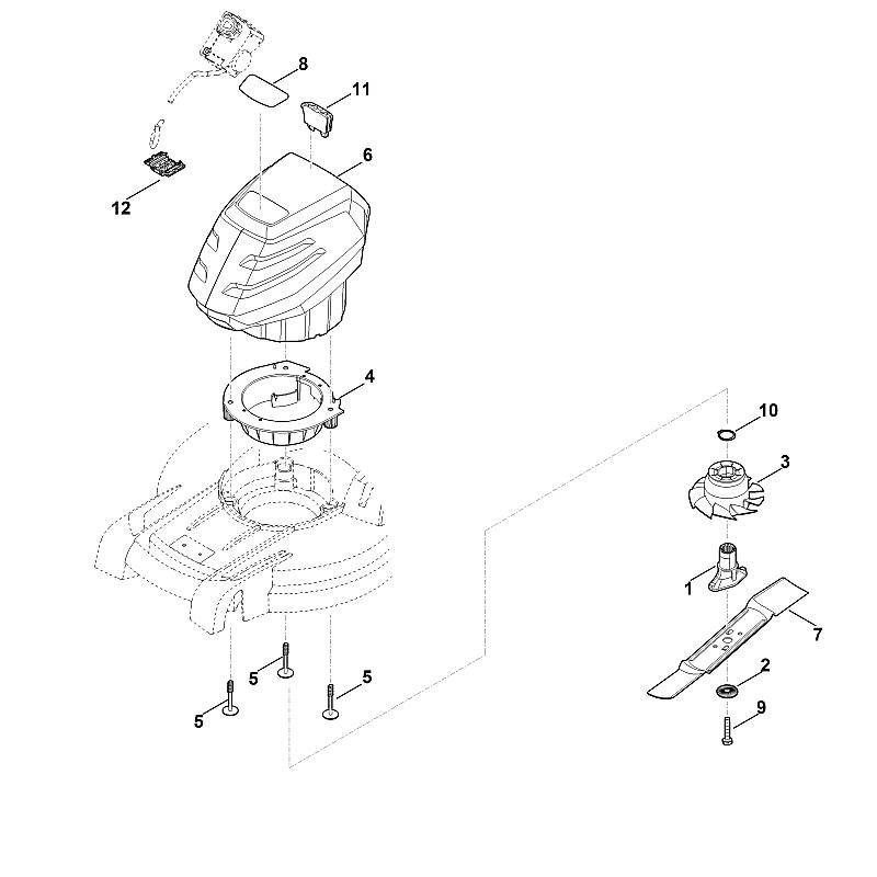 ET_ILL_57372 Stihl RMA443.1TC - Motor, Blade