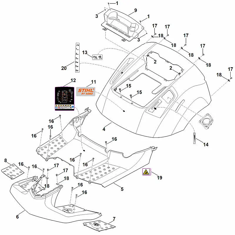 Stihl RT4082.1 - Cover