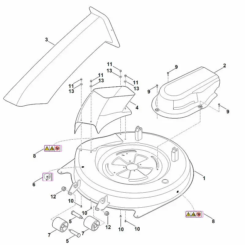 Stihl RT4082.1 - Mower Deck Housing