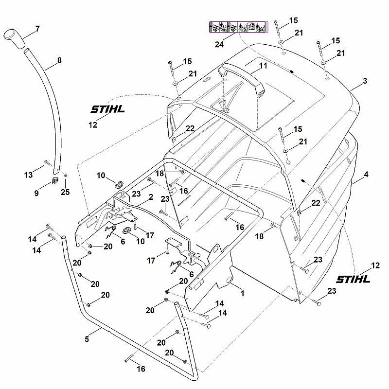 Stihl RT4082.1 - Grass Catcher Bag