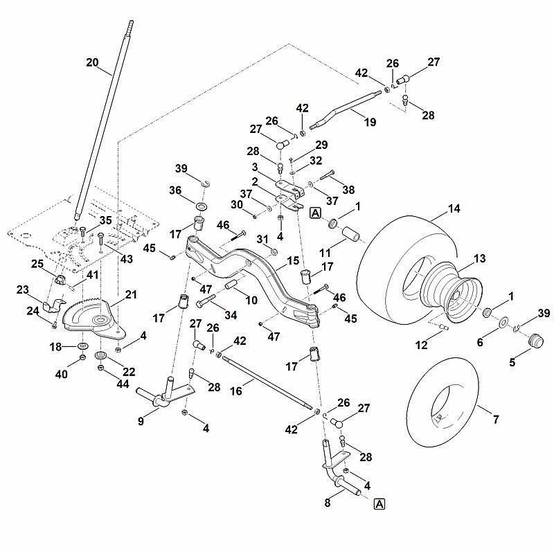 ET_ILL_62066 Stihl RT5097.1 - Steering, Front Wheel