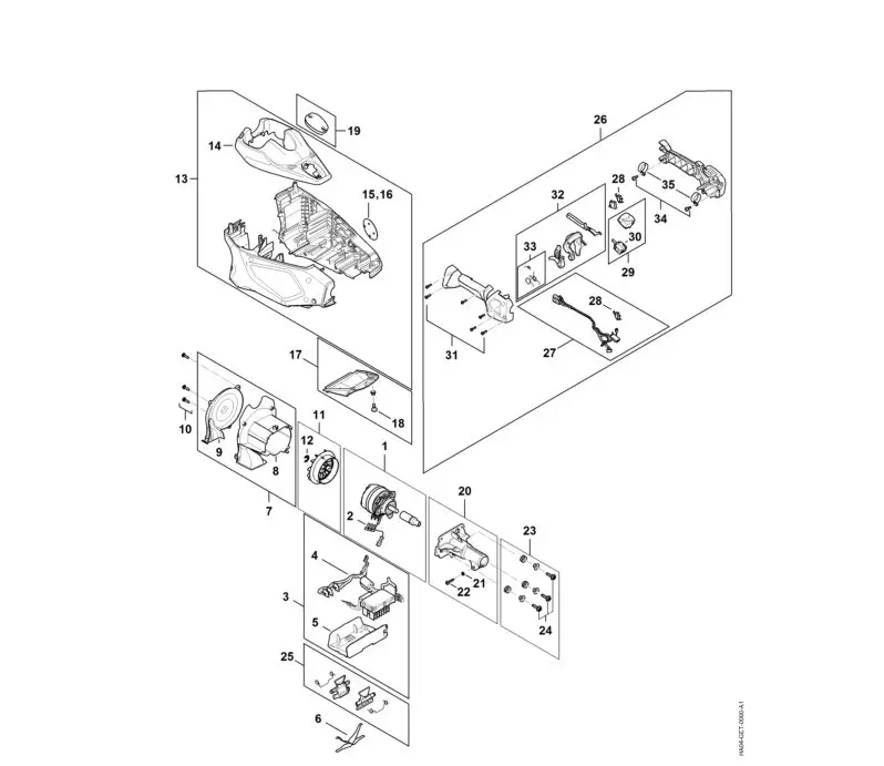 HA04-GET-0000_ZGR_07_02 Stihl HLA135 - Electric Motor