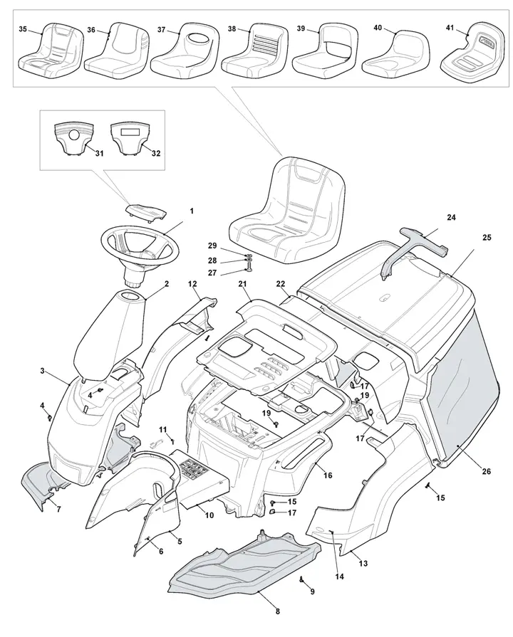 Stiga Combi 1066HQ - body