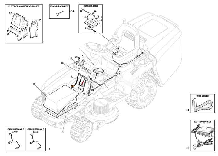 c500 electrical parts